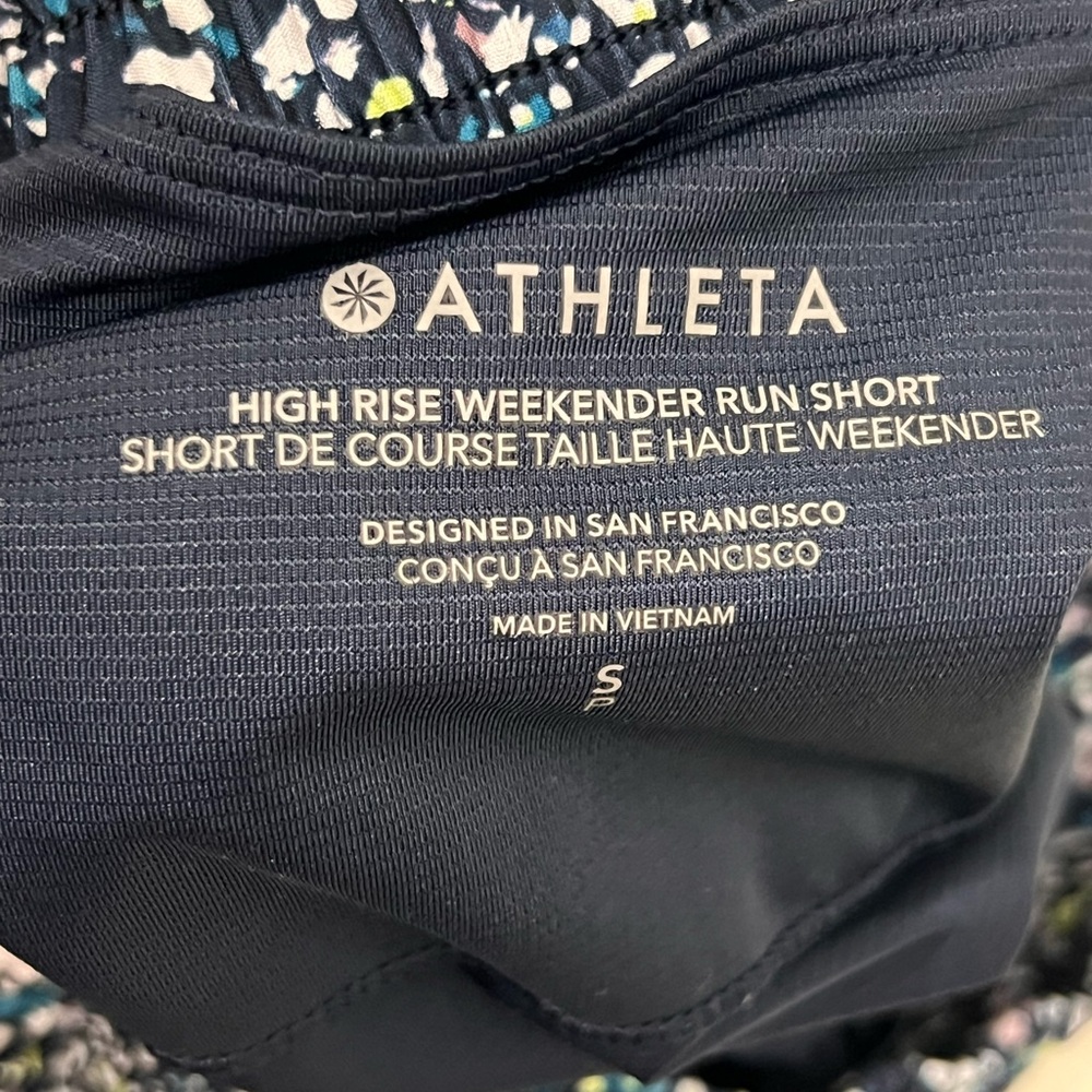 Athleta Print Pattern Athletic Shorts - image 2